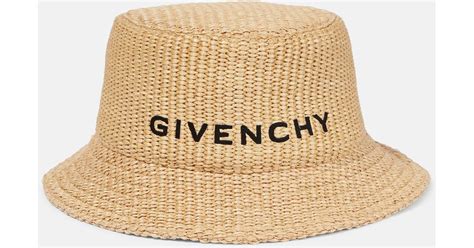 givenchy raffia hat|GIVENCHY bucket hat in raffia .